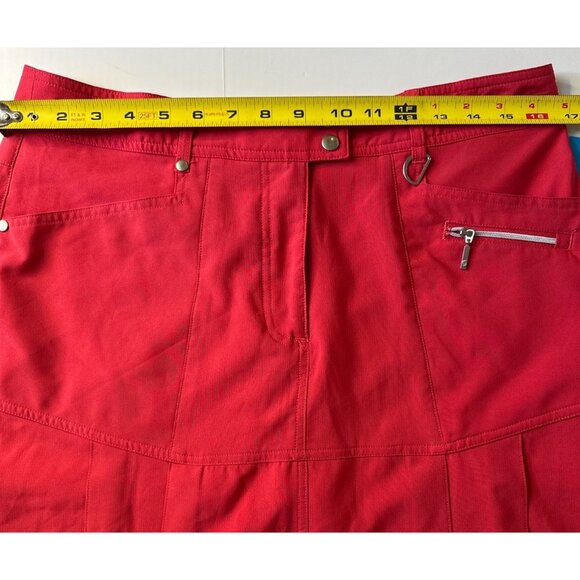 NWT GGBlue Luxe Sport Red Skort With Pockets & Pleats Women’s Size 10 - Picture 7 of 8